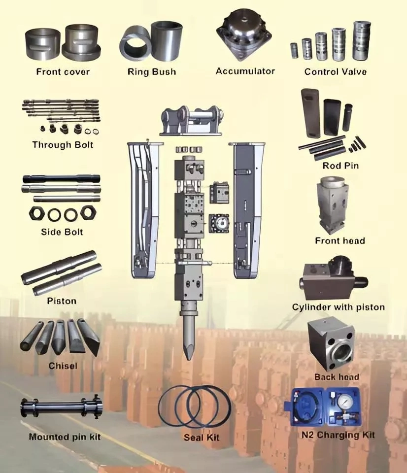 Sb Series Box Type Hydraulic Breaker Hammer Excavator Attachments Excavator Construction Machinery Hydraulic Breaker